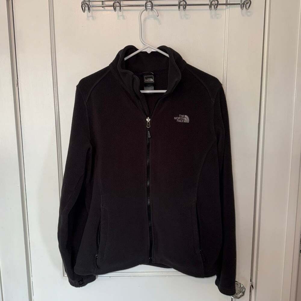 The North Face Women's Full Zip Fleece Black size L